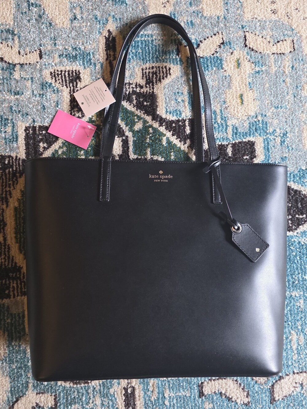 kate spade Black Leather Tote